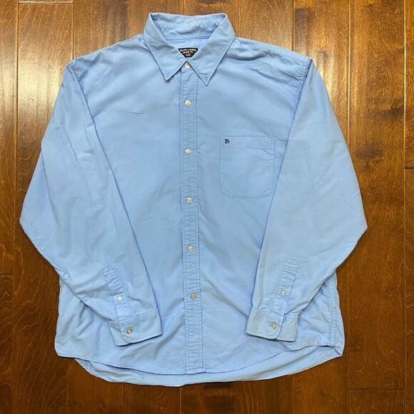 Polo Jeans Company Vintage Blue Button Down Shirt Men's Size 2XL - Picture 3 of 8